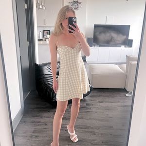 Zara Gingham Mini Dress